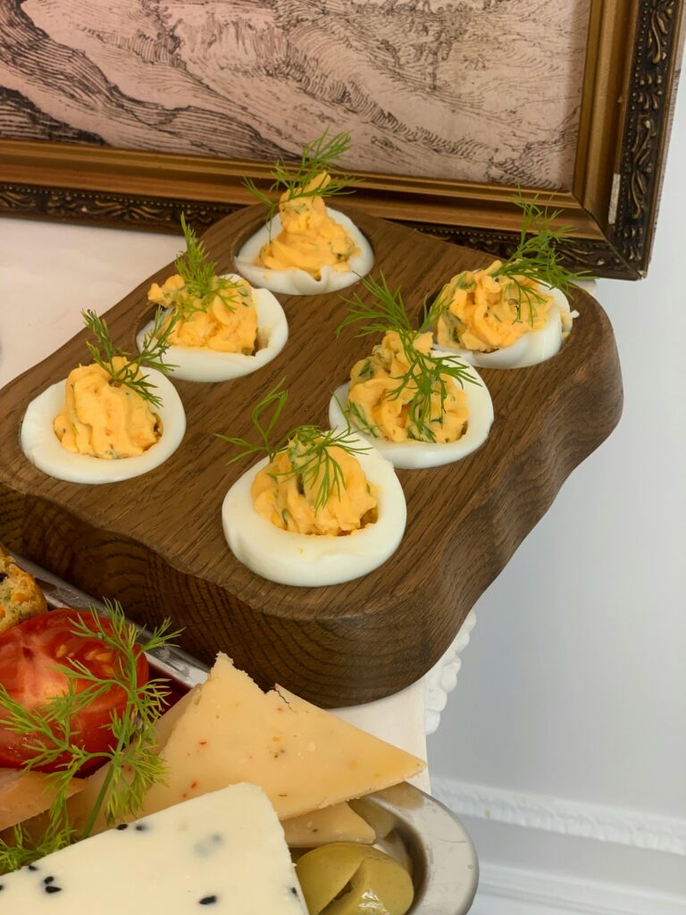 Jerk Deviled Eggs