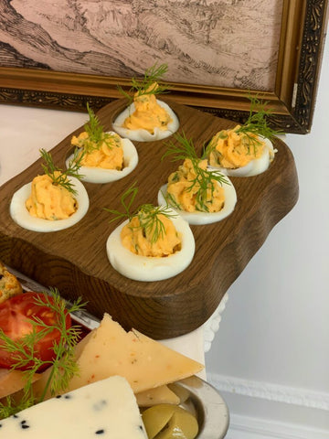 Jerk Deviled Eggs