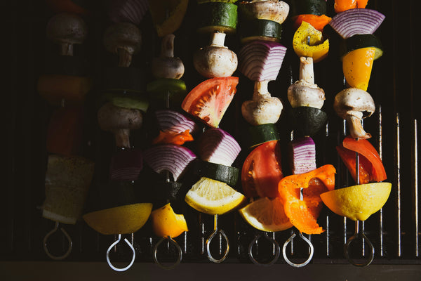 Jerk Veggie Skewers