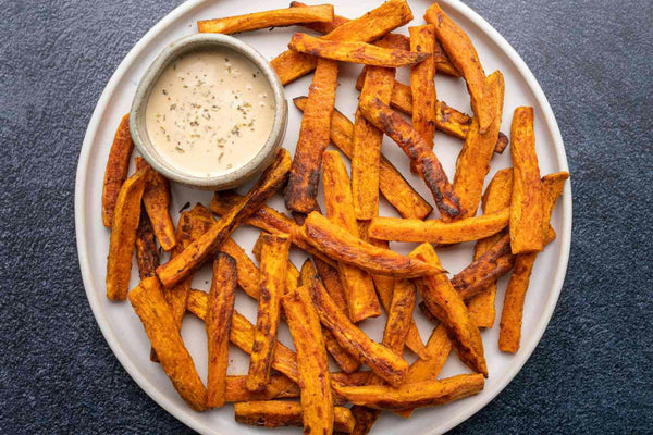 Sweet Potato Wedges with Jerk Aioli